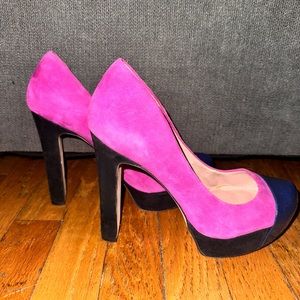 Color block Vince Camuto heels
